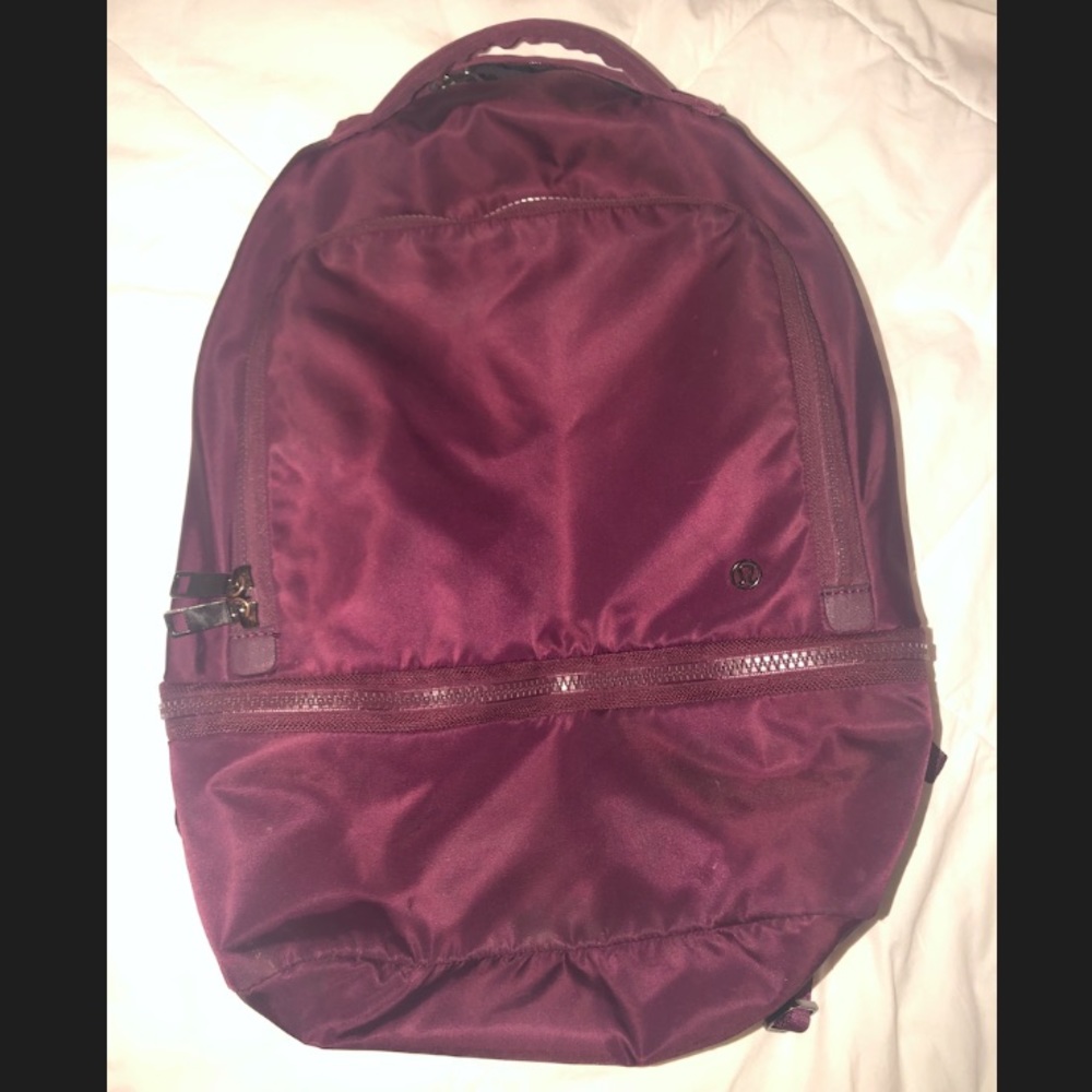 Lulu lemon maroon backpack